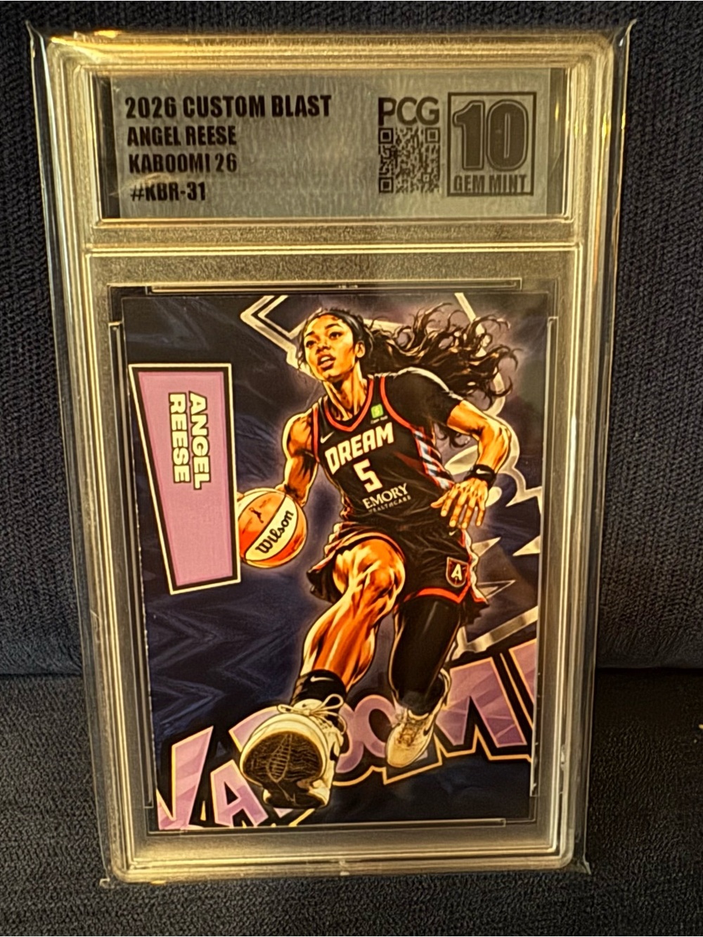 Angel Reese - 2026 Custom Blast Kaboom! #KBR-31 PCG 10 Gem Mint